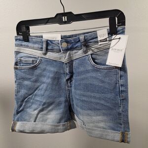 Judy Blue Medium Wash Denim Roll Cuff Shorts